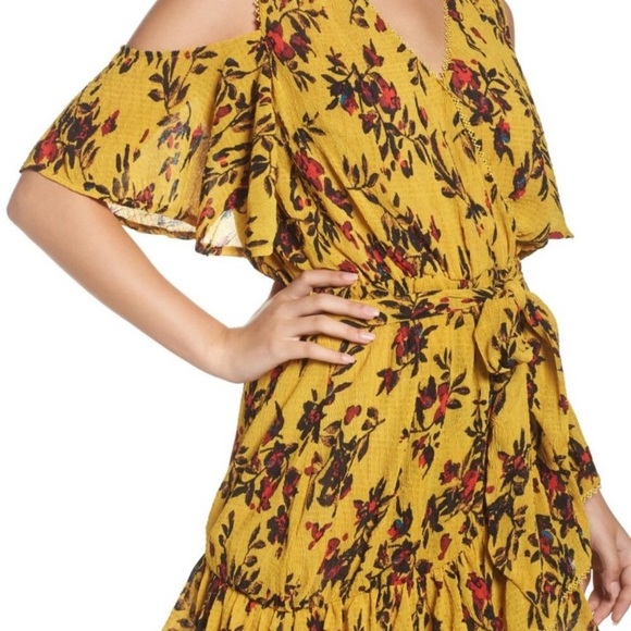 NWT Foxiedox Yellow Wrap Dress Extra Large XL - Picture 3 of 8